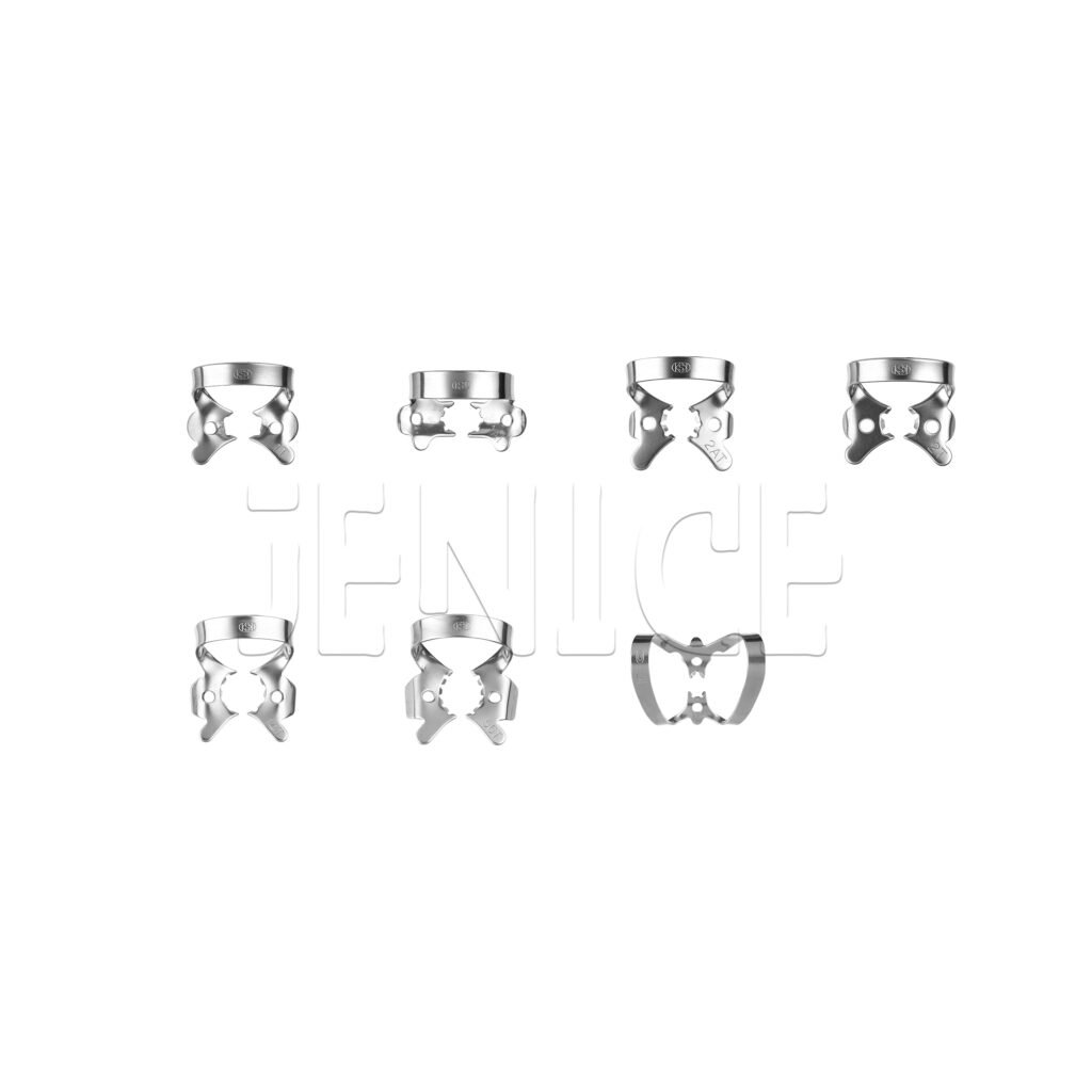 KSK Rubber Dam Clamps, Tiger 橡皮障夾(虎型) 健良牙材JENIEC Dental